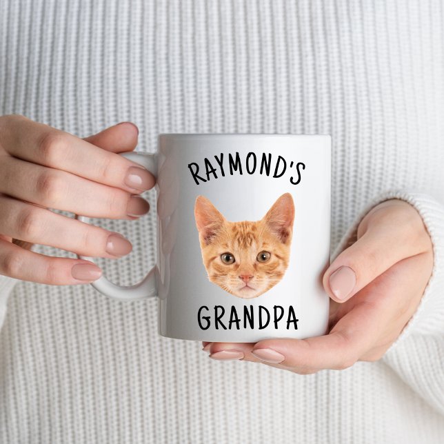 Best Cat Grandpa Gift For Cat Lover Owner Grampy Mug (Creator Uploaded)