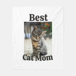 best cat mom dad parent pet photo kitten grandma p fleece blanket