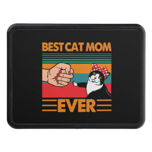 Best Cat Mom Ever Bandana Hitch Cover