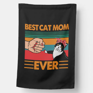 Best Cat Mom Ever Bandana House Flag