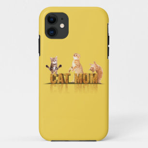 Best cat mom ever best cat mom funny funny cat iPhone 11 case