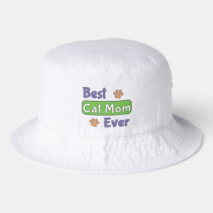 Best Cat Mom Ever Bucket Hat