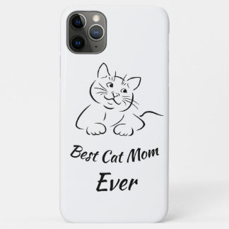 Best Cat Mom Ever iPhone 11 Pro Max Case