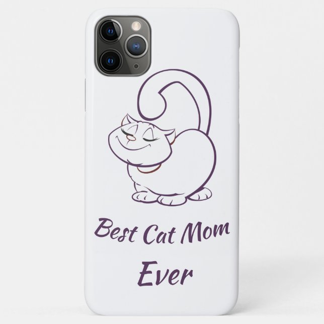 Best Cat Mom Ever Case-Mate iPhone Case (Back)