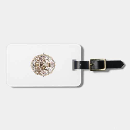 Best Cat Mom Ever Cat Mom Dad Parent Vintage Vecto Luggage Tag