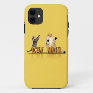 Best cat mom ever   cat mom gift iPhone 11 case