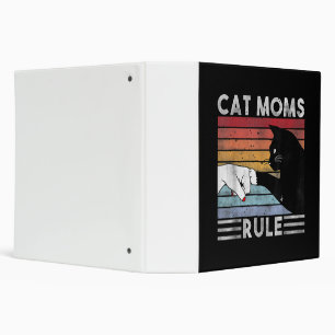 Best Cat Mom Ever Cat Mom Present 3 Ring Binder
