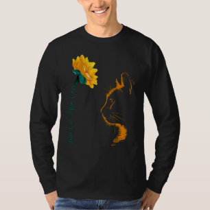 Best Cat Mom Ever Cat Mom Sunflower Mother's Day C T-Shirt