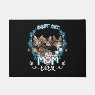 Best Cat Mom Ever     Doormat