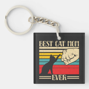 Best Cat Mom Ever Keychain