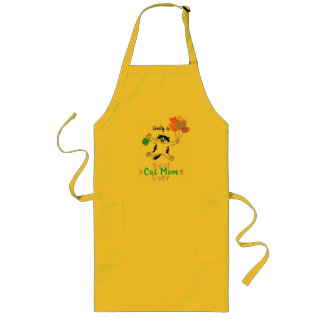 Best Cat Mom Ever Long Apron