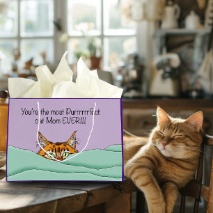 Best Cat Mom Ever! Mother's Day Large Gift Bag