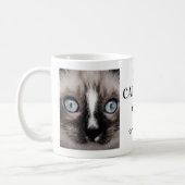 Best Cat Mom Ever Personalized Photos Coffee Mug (Left)