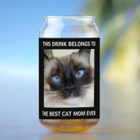 Best Cat Mom Ever Photo Black