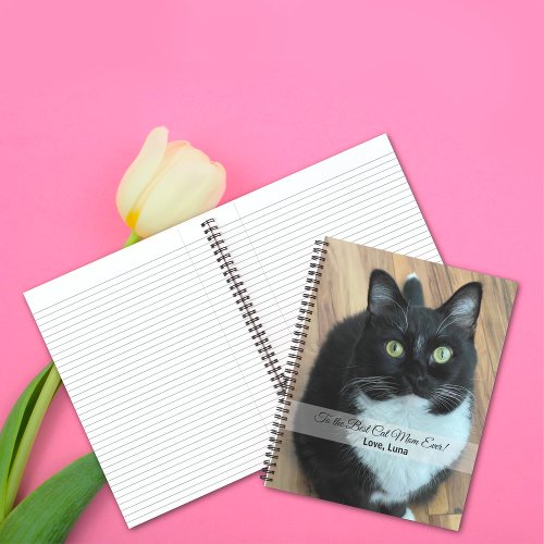 Best Cat Mom Ever Photo Notebook