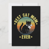 Best Cat Mom Ever Retro | Gifts for Cat Mom (Front)