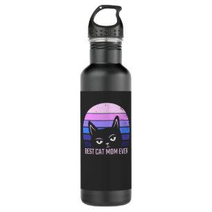 Best Cat Mom Ever Stainless Steel Water Bottle