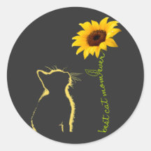 Best Cat Mom Ever Sunflower Cat Mommy Christmas T-