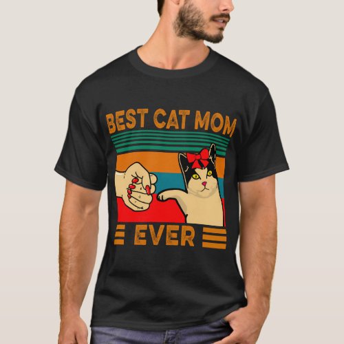 Best Cat Mom Ever T_Shirt