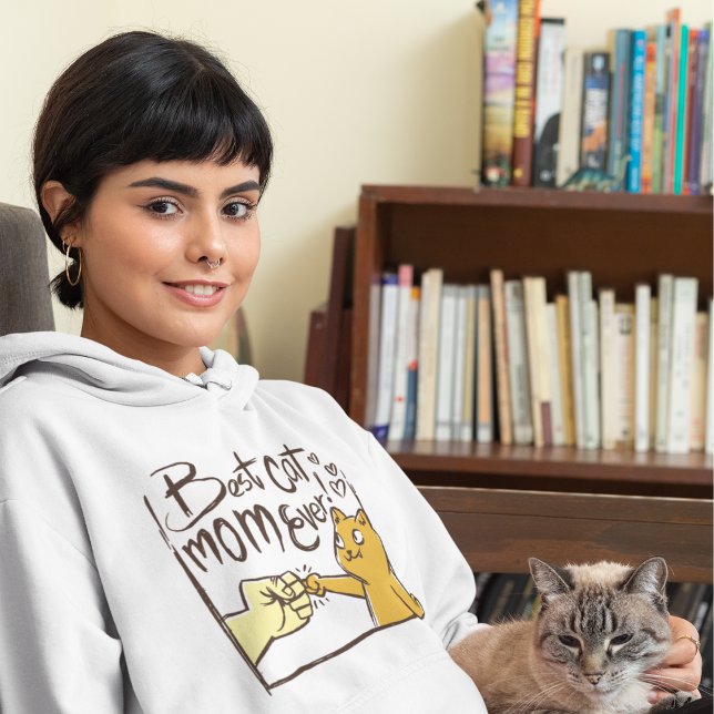 Best Cat Mom Hoodie (Creator Uploaded)