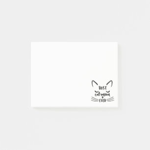 Best Cat Mom Kitten Lover Kitty Kitties Black Cat Post-it Notes