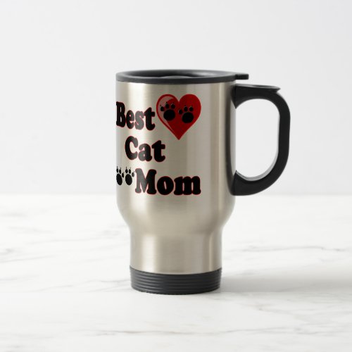 Best Cat Mom Merchandise for Mothers Travel Mug