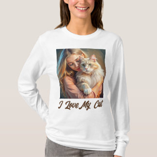 Best Cat Mom - Personalized Woman Tshirt