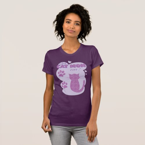 Best Cat Mom Purple T_Shirt