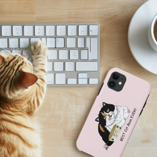 Best Cat Mom Spoiled Calico Mother’s Day Pink iPhone 11 Case