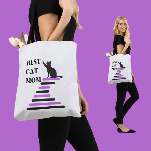 Best Cat Mom     Tote Bag