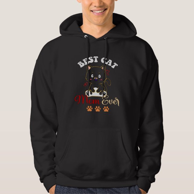 Best Cat Mon Ever Hoodie (Front)