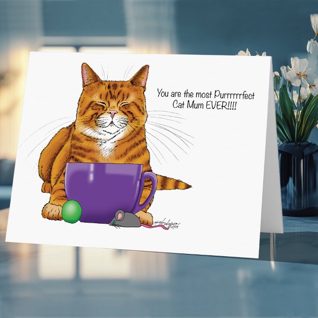 Best Cat Mum Ever!  Card (Creator Uploaded)