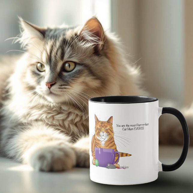 Best Cat Mum Ever! Mug (Creator Uploaded)