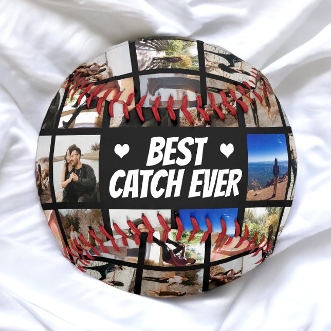 Best Catch Ever Personalized 10 Photo Baseball (Creator Uploaded)