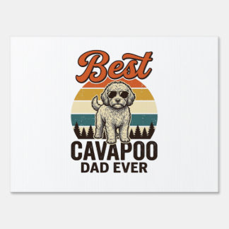 Best Cavapoo Dad Ever Vintage Dog Shirt Design_1 Sign