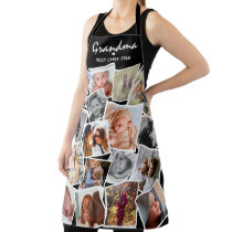 Best Chef Ever Modern Photo Collage All over Print Apron Best Chef Ever Modern Photo Collage All over Print Apron