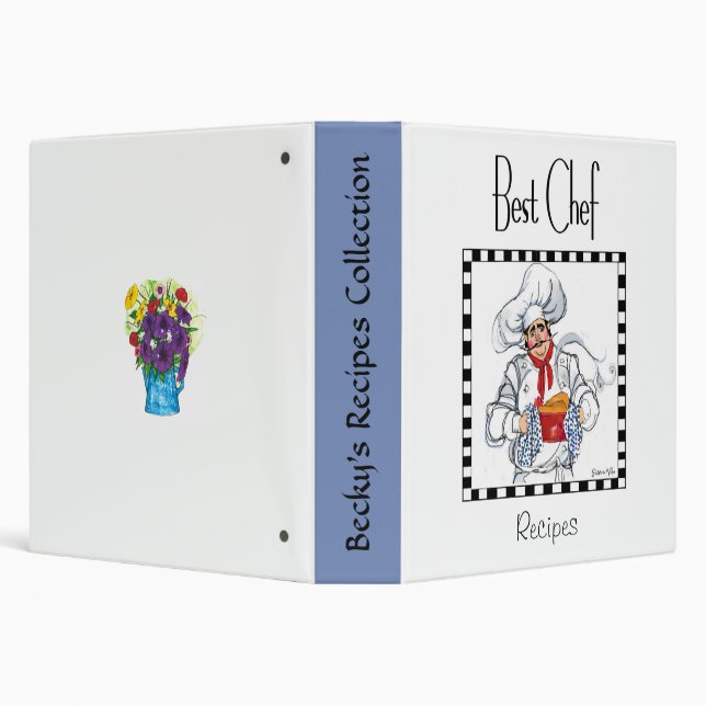 Best Chef Kitchen Recipe Binder (Background)