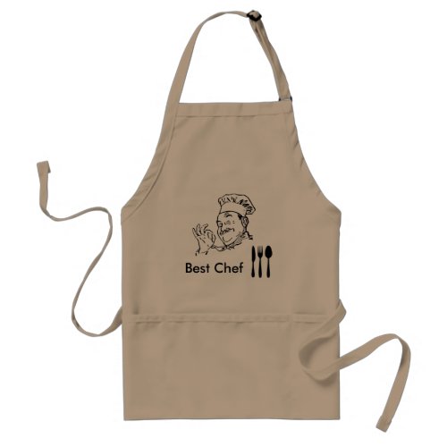 Best Chef Spoon Fork Knife Adult Apron