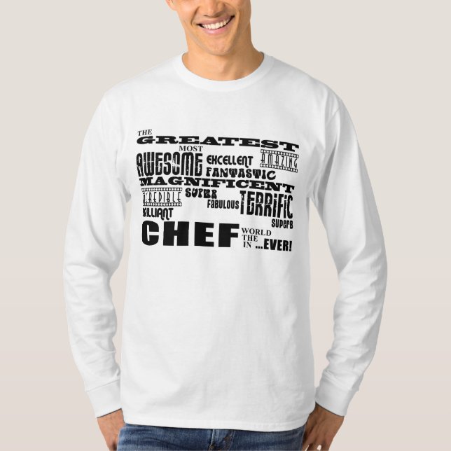 Best Chefs Birthdays : Greatest Chef T-Shirt (Front)
