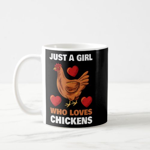 Best Chicken For Women Girls Rooster Poultry Chick Coffee Mug