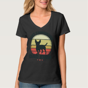 Best Chihuahua Dad Ever Retro Chihuahua Puppy Dog T-Shirt