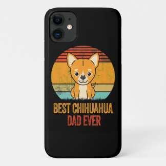 Best Chihuahua Dad Ever Vintage Distressed iPhone 11 Case