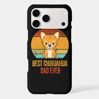 Best Chihuahua Dad Ever Vintage Distressed iPhone 17 Pro Max Case