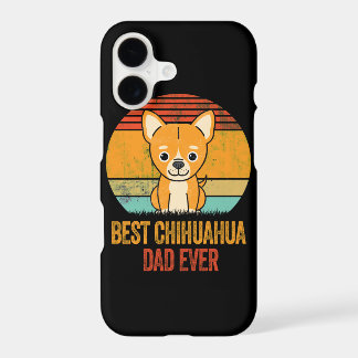 Best Chihuahua Dad Ever Vintage Distressed iPhone 17 Case