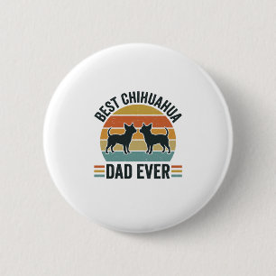 Best Chihuahua Dad Ever Vintage Dog Lover Shirt_1 Button