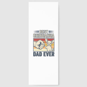 Best Chihuahua Dad Ever Vintage Dog Shirt Design_1 Bookmarks