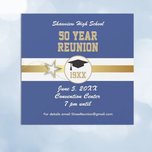 Best Choice Class Reunion Invite Magnetic Card