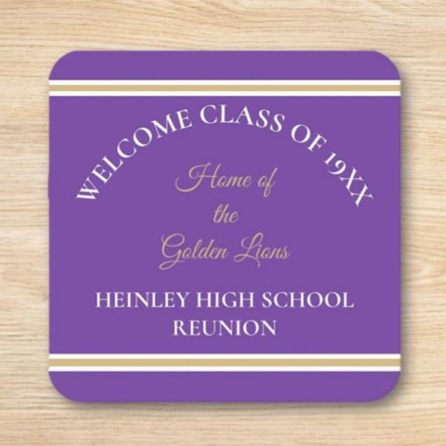 Best Choice Classic Class Reunion party coasters