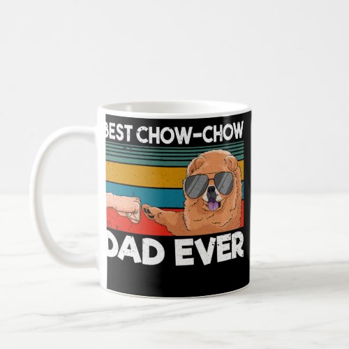 Best Chow Chow Dad Ever Dog Dad Fist Bump  Coffee Mug