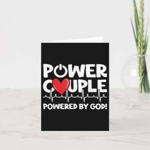 Best Christian Couple Matching Valentines Day Tee  Card